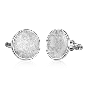 Men's Fingerprint Design Cufflinks