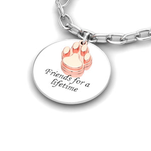 "Friends" Silver Bracelet