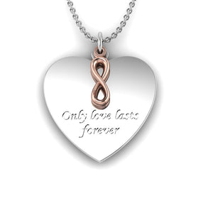 "Forever" Silver Necklace